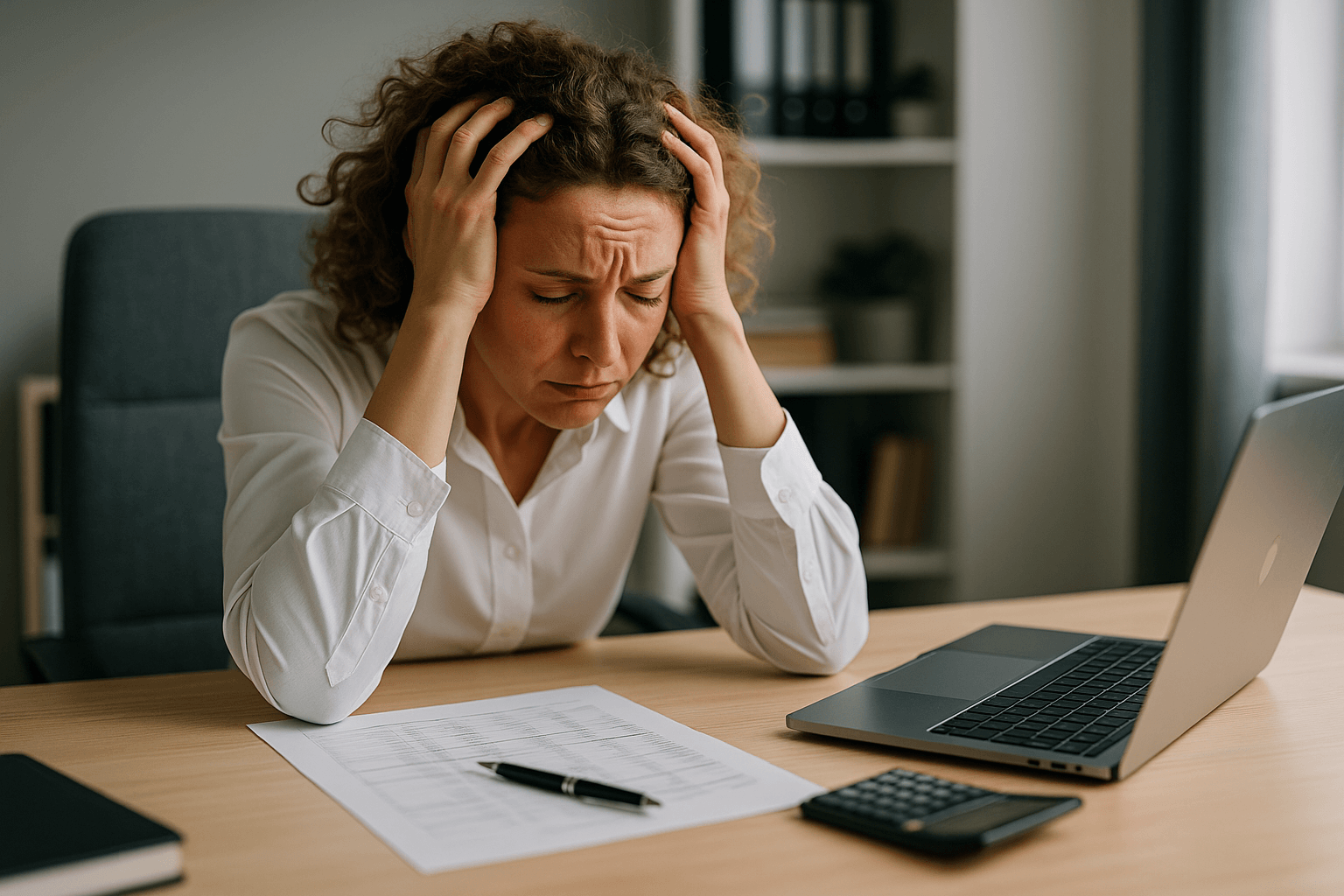 Manual accounting work
